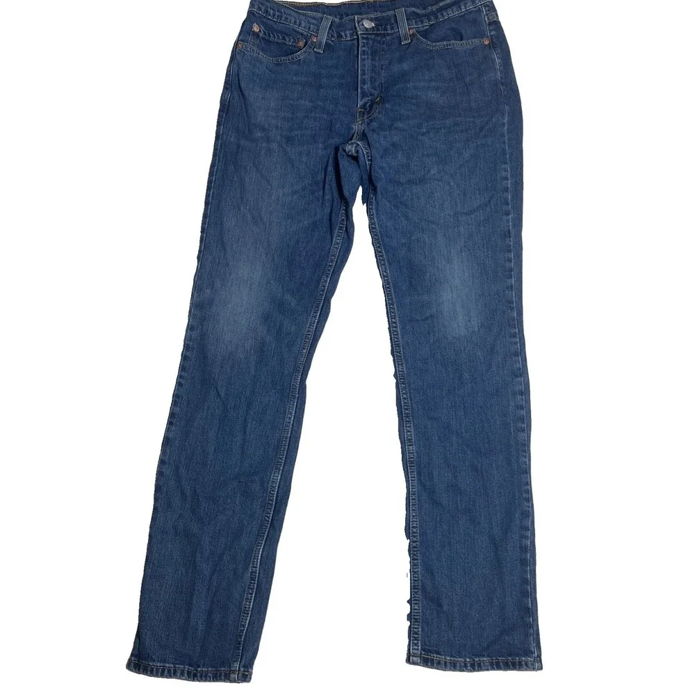 Levi's Men's 511 Slim Flex Fit Blue Jeans 32x32 Dark/Medium Wash EUC Preppy